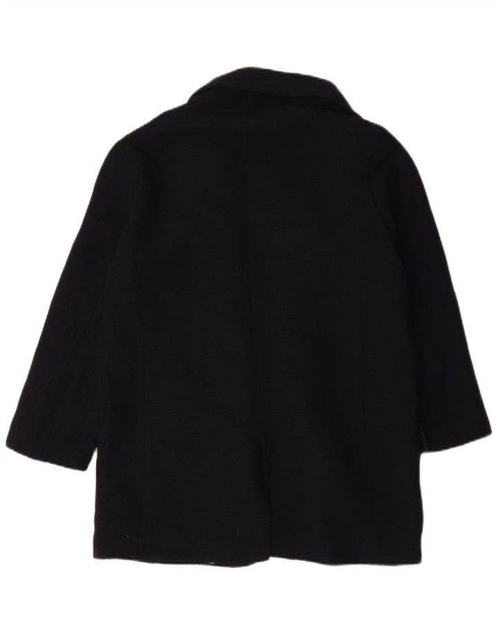 Offene Blazer-Jacke für Damen von Zara, UK 16, Größe L, Marineblau, Acryl