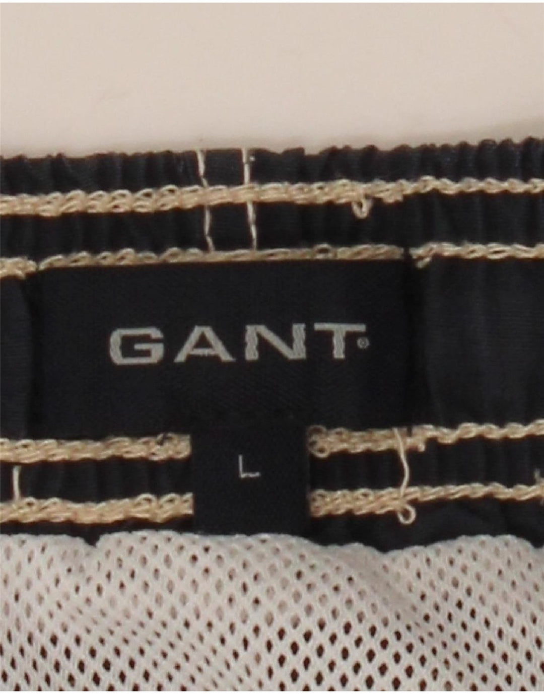 Gant Herren-Badeshorts, Größe L, Marineblau