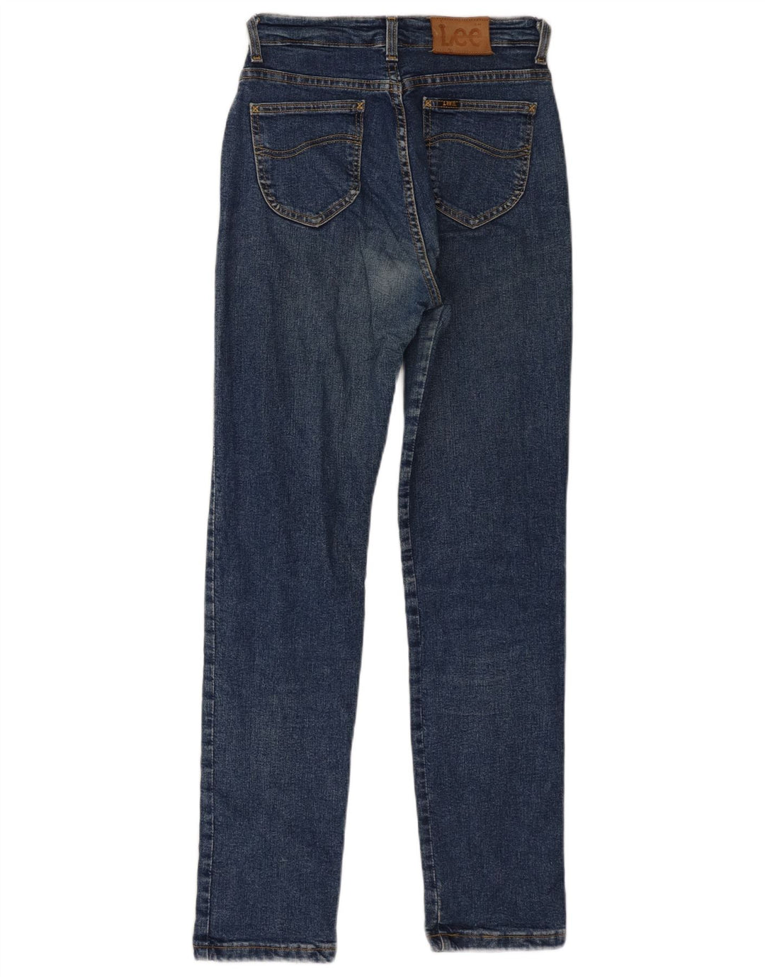 Lee Damen Tapered Jeans W25 L30 Blau