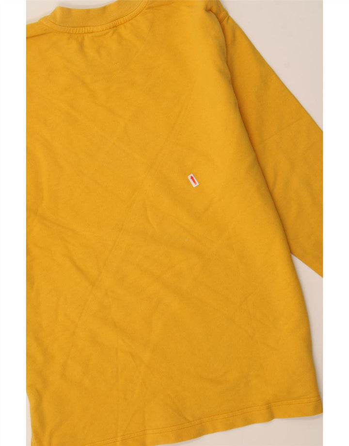 PUMA Boys Sweatshirt Jumper 11-12 Years Yellow Cotton Vintage Puma and Second-Hand Puma from Messina Hembry 