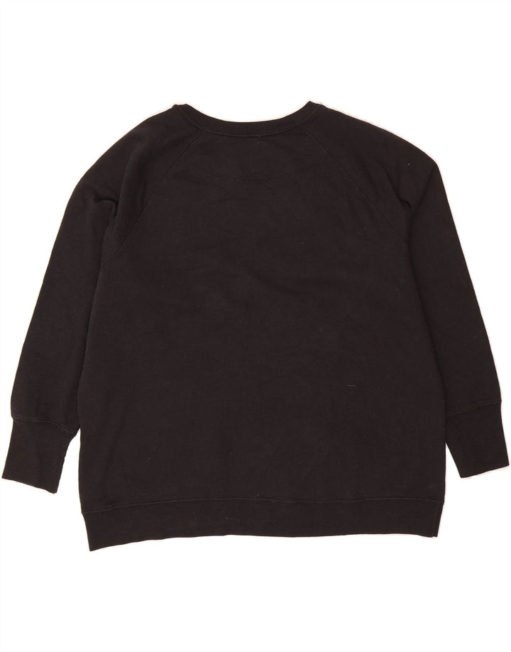 CHAMPION Mens Graphic Sweatshirt Jumper 2XL Black Polyester Vintage Champion and Second-Hand Champion from Messina Hembry 