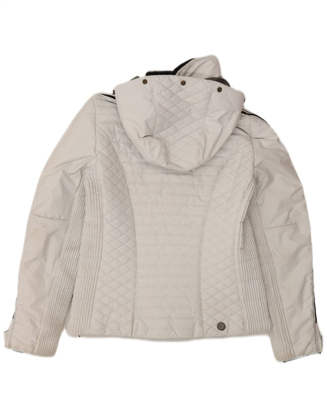 Colmar Damen-Windbreakerjacke mit Kapuze IT 44 Medium White Sports