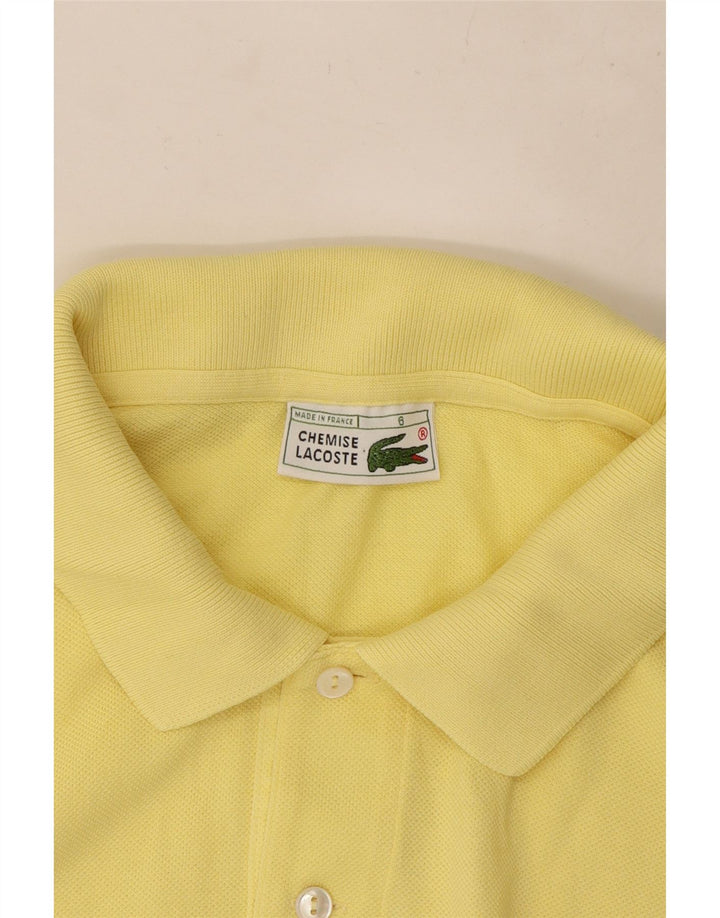 Lacoste Herren Poloshirt Größe 6 XL Gelb