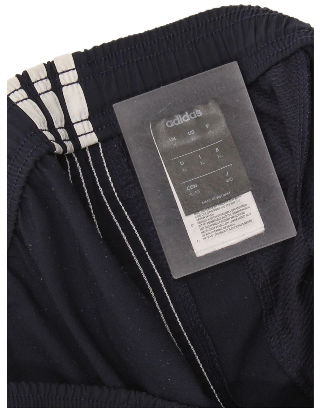 ADIDAS Herren Sport Shorts XL Marineblau Polyester