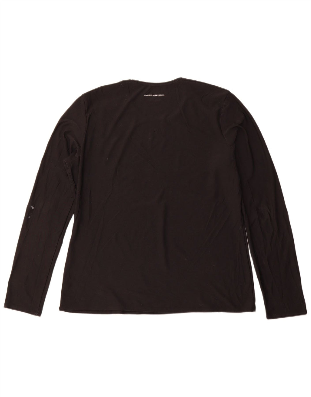 UNDER ARMOUR Damen Top Langarm UK 14 Large Schwarz Polyester