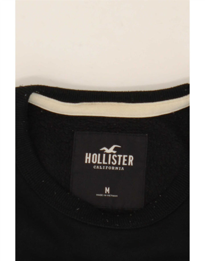 Hollister Herren-Sweatshirt mit Grafik, mittelgroß, Schwarz