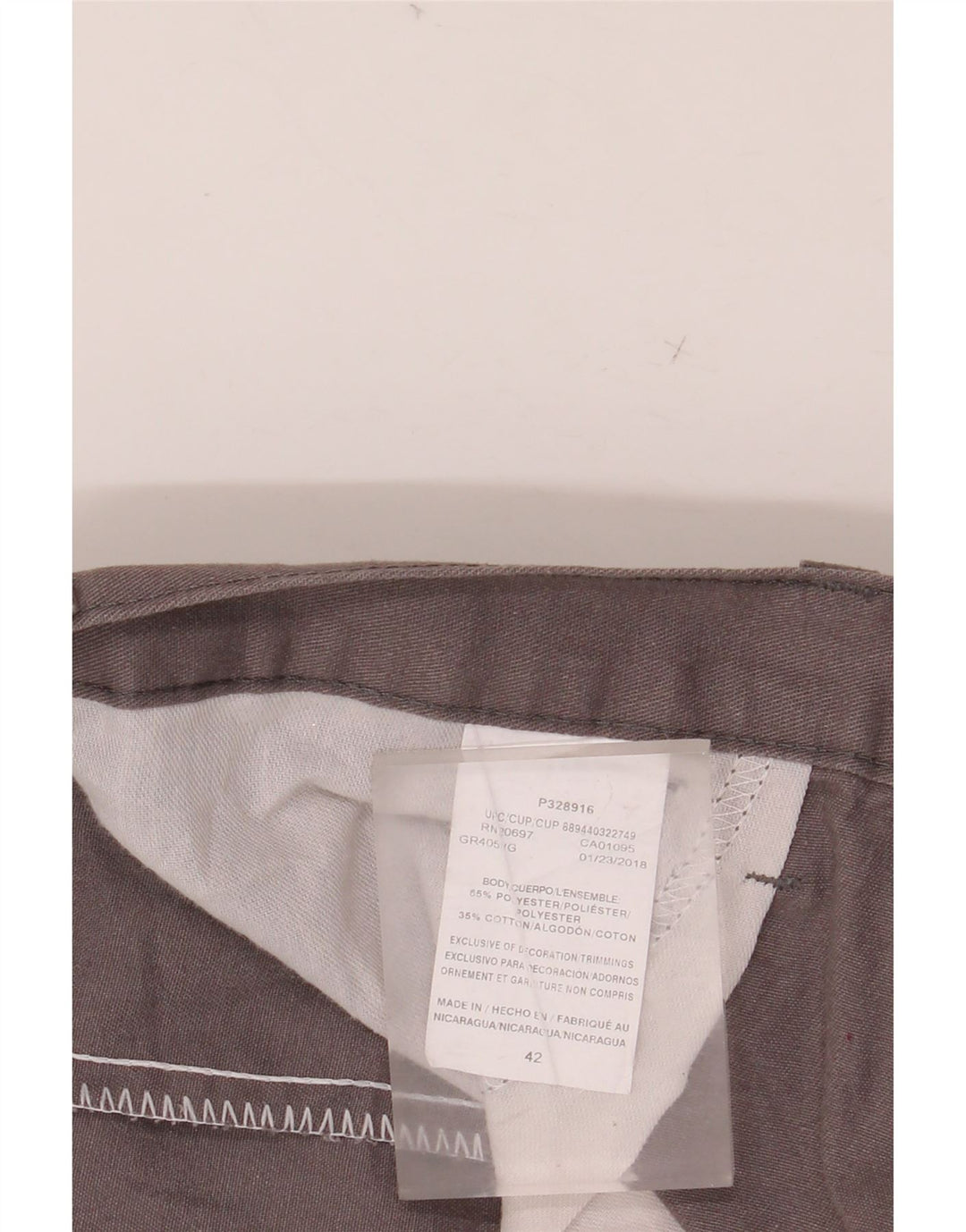 DICKIES Herren-Freizeitshorts W42 2XL Graues Colourblock-Polyester