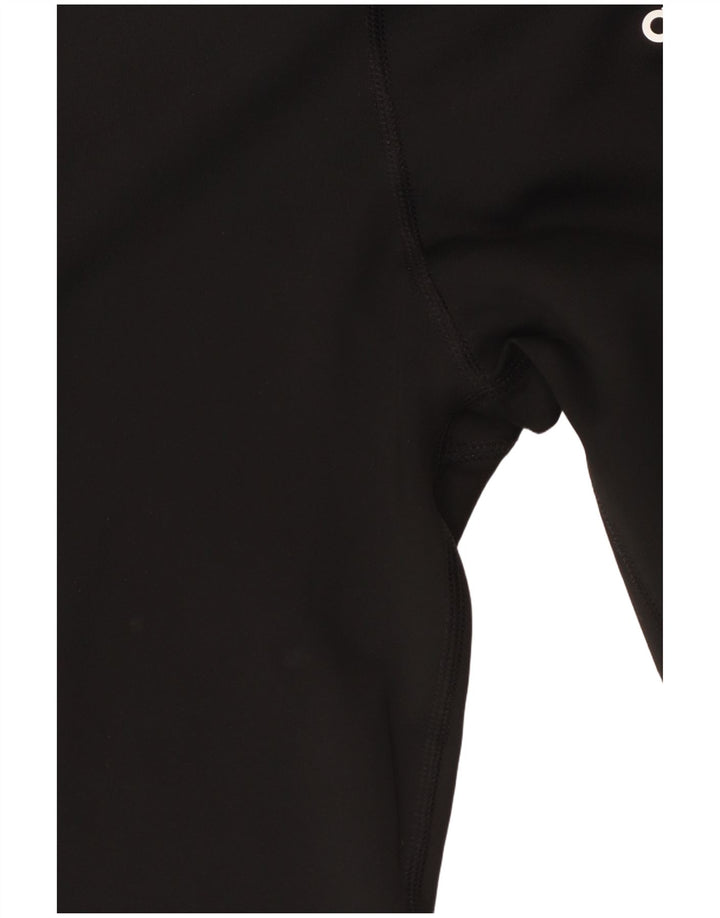 Adidas Damen Climalite Leggings UK 12/14 Medium Schwarz Polyester