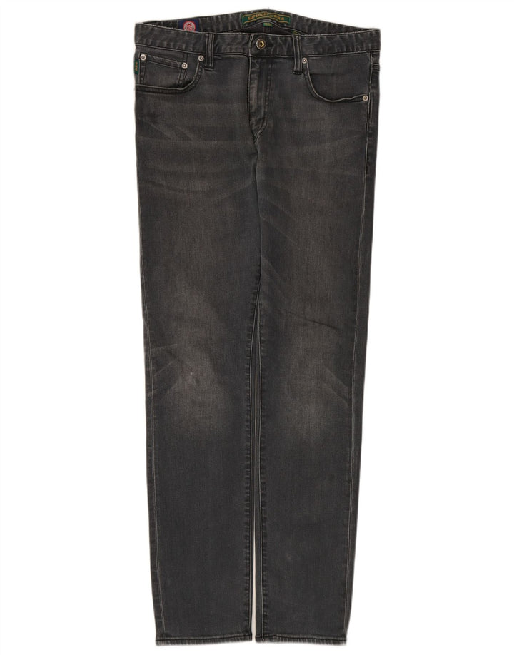 SUPERDRY Slim-Jeans für Herren, W32, L32, graue Baumwolle