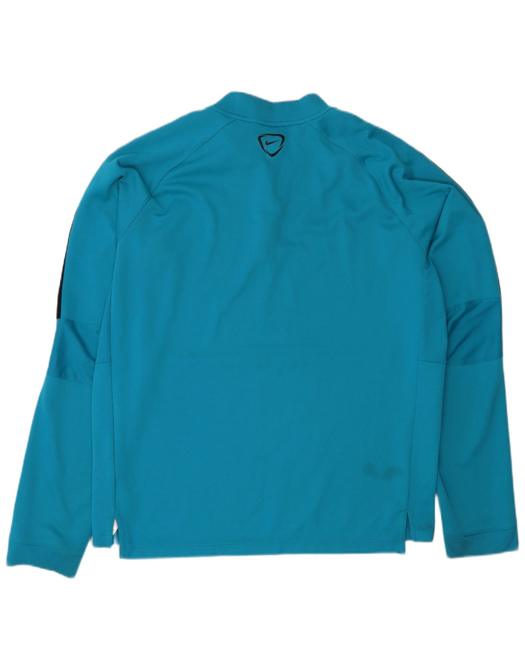 Nike Herren Dri Fit Pullover-Trainingsanzugoberteil mit Reißverschluss, XL, Blau, Farbblock