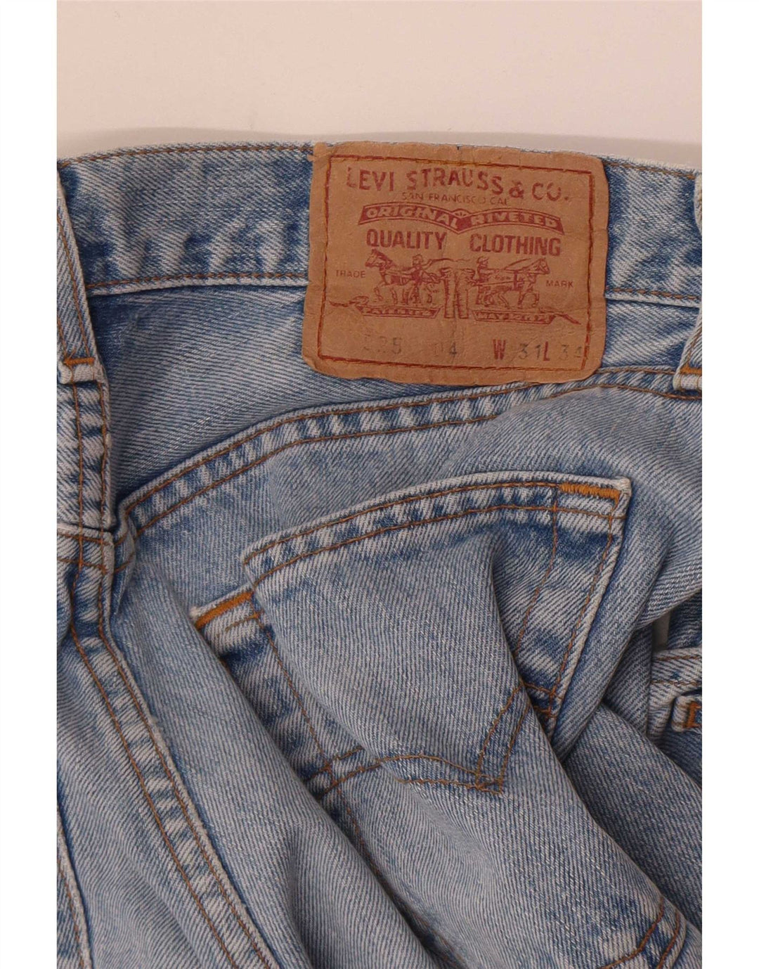 Levi's Damen 525 Bootcut Jeans W31 L34 Blau