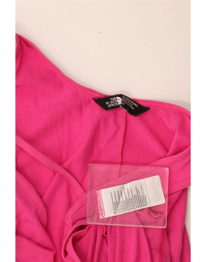 The North Face Damen-Weste-Oberteil UK 8 Small Rosa Baumwolle