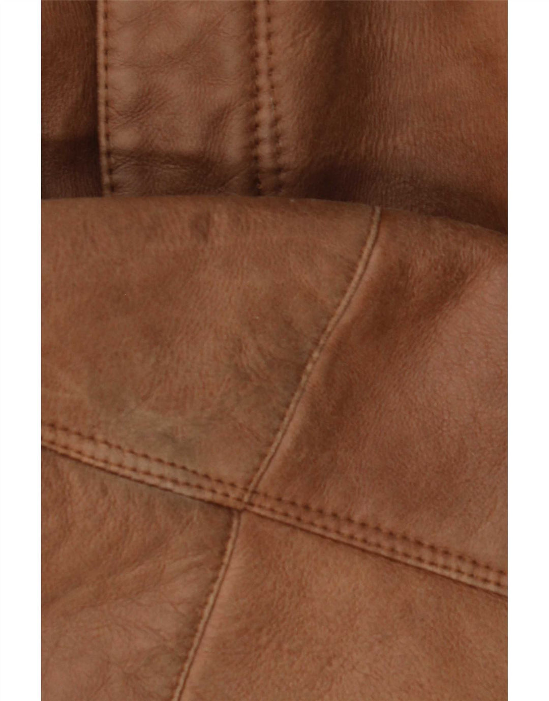 Vintage Herren Shearling Jacke IT 52 XL Beige Shearling