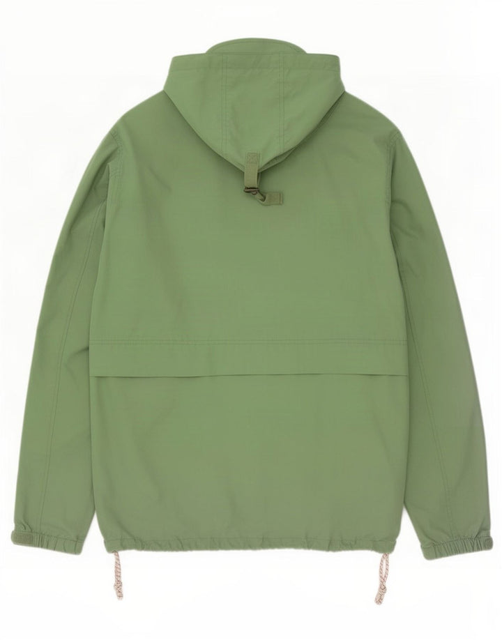 Fat Face Damen-Regenjacke mit Kapuze, übergroß, Größe UK 16, Größe L, Grün, Baumwolle