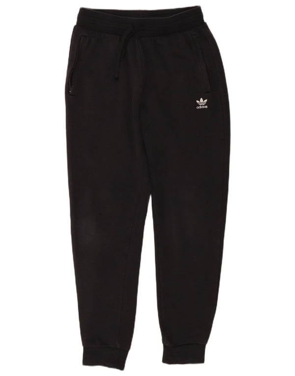 Adidas Jungen-Trainingshose, Jogginghose, 13–14 Jahre, schwarze Baumwolle