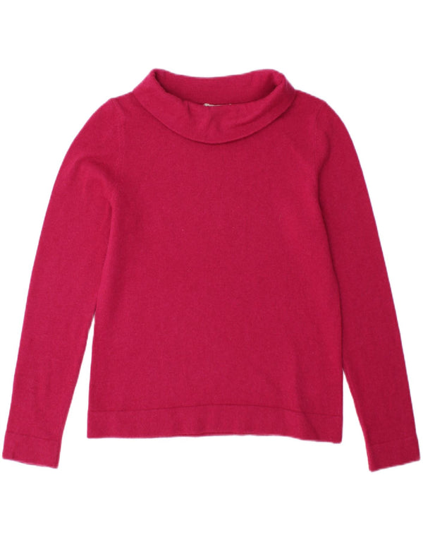 Hobbs Rollkragenpullover für Damen, UK 10, Größe S, rosa, Wolle