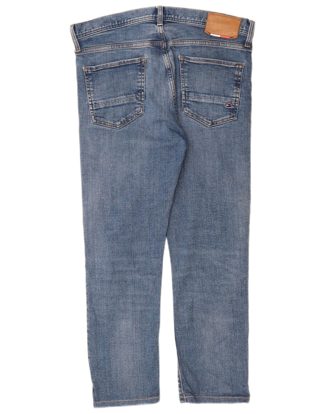 Tommy Hilfiger Herren Bleecker Slim Jeans W32 L27 Blaue Baumwolle