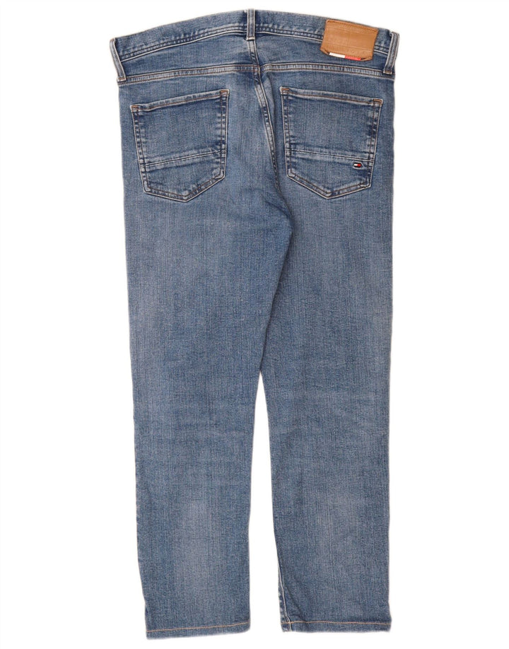 Tommy Hilfiger Herren Bleecker Slim Jeans W32 L27 Blaue Baumwolle