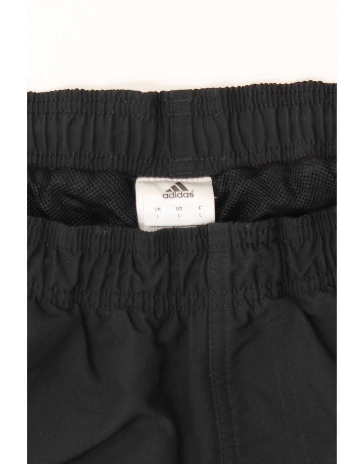 Adidas Herren-Trainingshose, groß, schwarz, Polyester, Sport