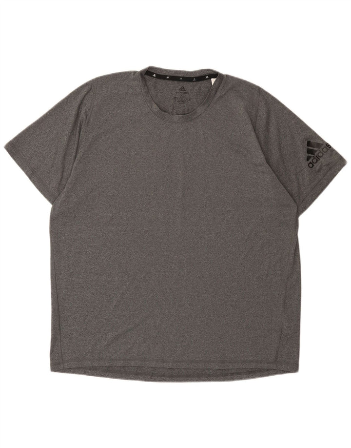 Adidas Herren Aeroready T-Shirt Top XL Grau Polyester