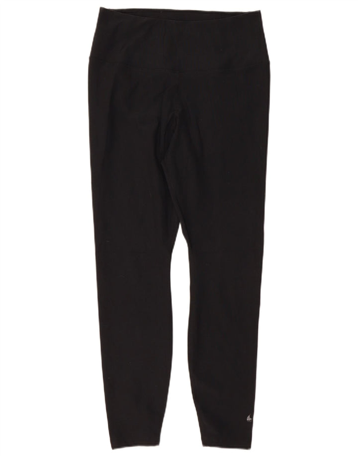 Nike Damen Dri Fit Leggings UK 14 Large Schwarz Polyester