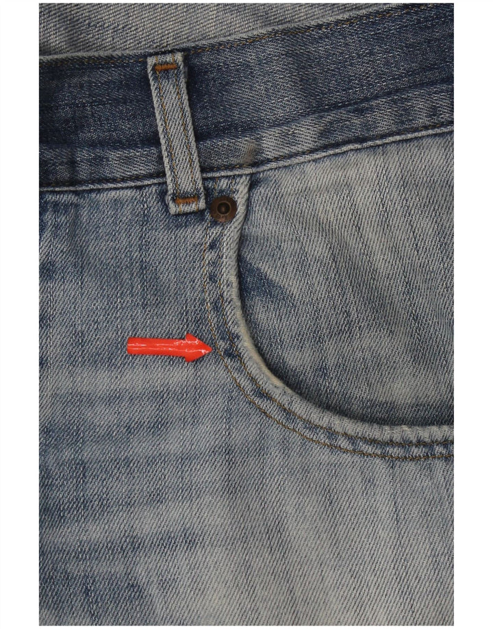 Lee Herren Bermuda Denim Shorts W34 Große blaue Baumwolle
