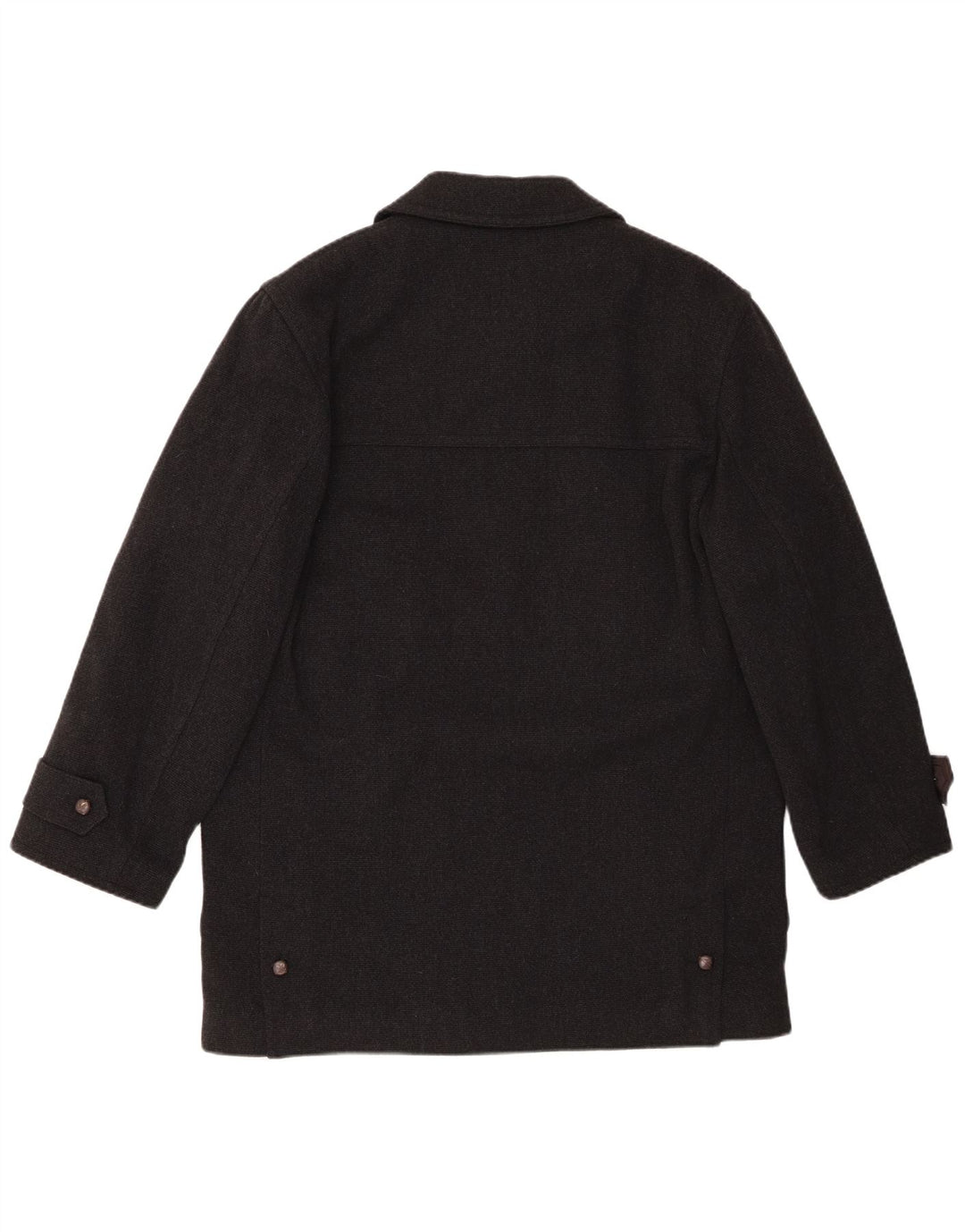 Overland Herrenmantel UK 38 Mittelgraue Wolle
