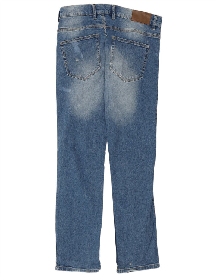 French Connection Slim-Jeans für Herren, W32, L32, blaue Baumwolle