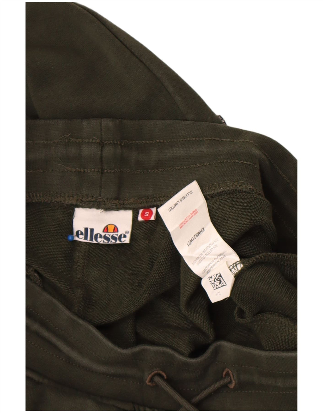 Ellesse Herren-Trainingshose, Jogginghose, Größe S, Khaki, Baumwolle
