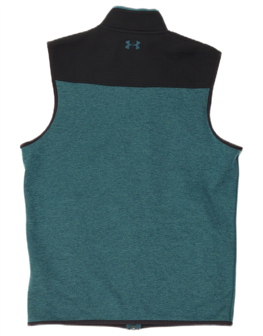 Under Armour Herren-Trainingsanzugoberteil, ärmellos, mittelgrün, Farbblock