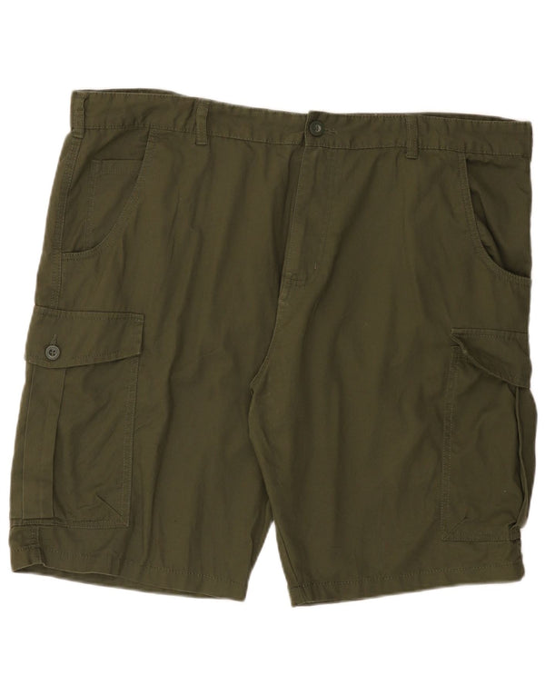 Mountain Warehouse Herren-Cargoshorts W42 2XL Grüne Baumwolle