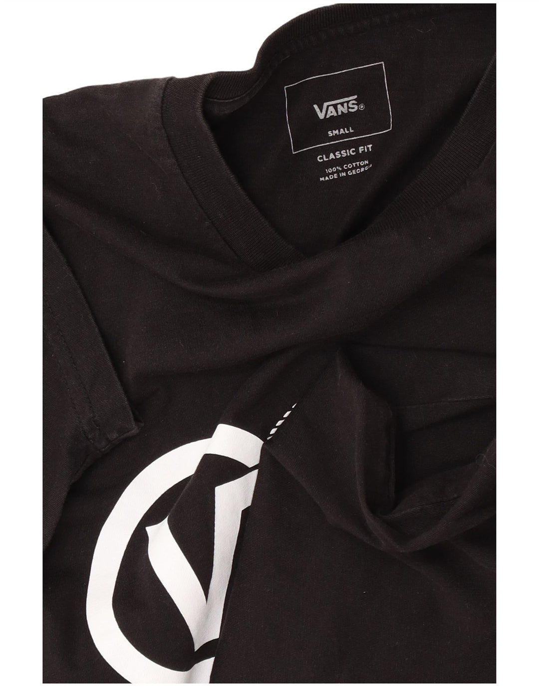 Vans Herren-T-Shirt mit Grafik, Größe S, Schwarz, Baumwolle
