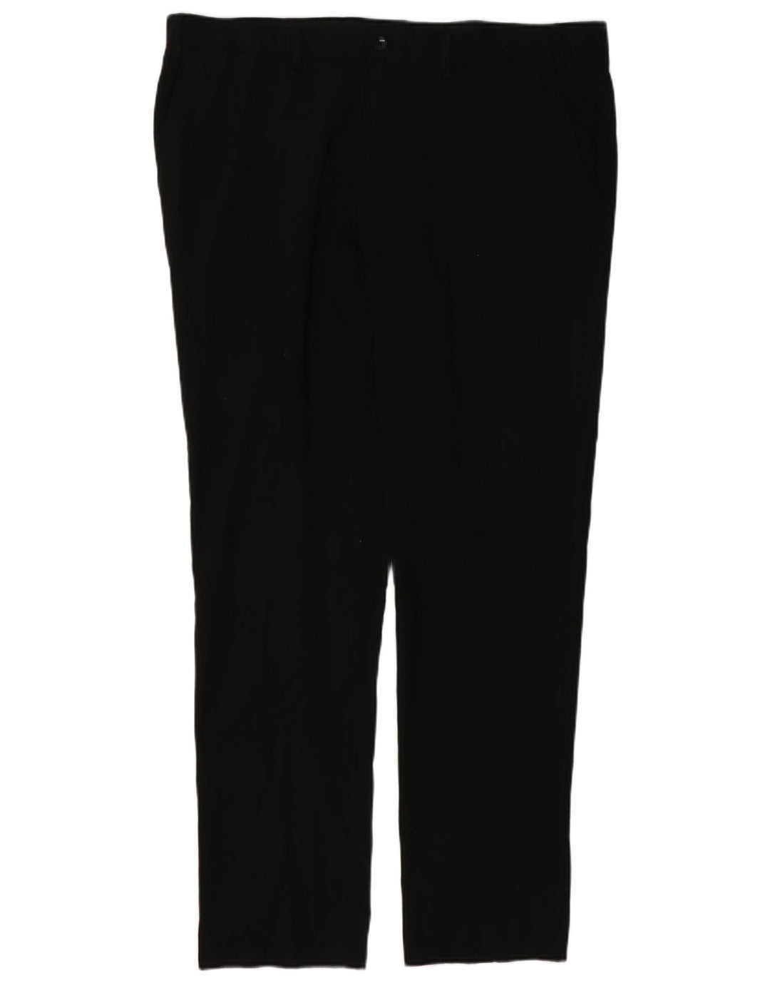 MARKS & SPENCER Herren Slim Chinohose W40 L33 Schwarz Polyester