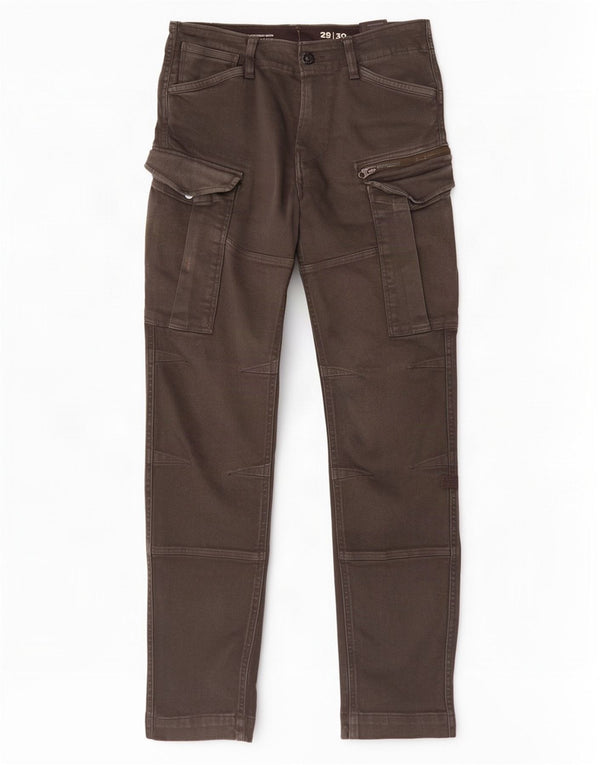 G-Star Herren Cargo Slim Jeans W29 L28 Graue Baumwolle