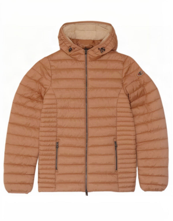 Champion Wattierte Jacke mit Kapuze für Mädchen, 13–14 Jahre, XL, Rosa, Polyamid