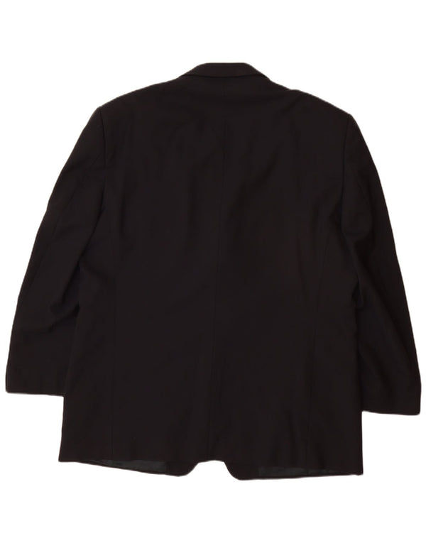 VERSACE Herren klassische 3-Knopf-Blazerjacke UK 42 XL Marineblau