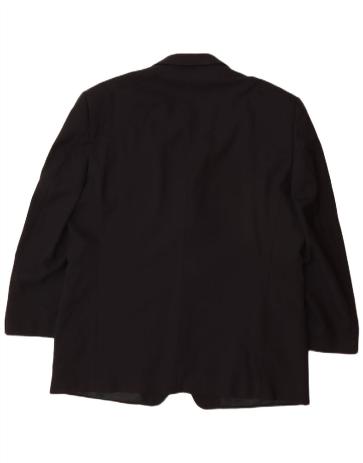 VERSACE Herren klassische 3-Knopf-Blazerjacke UK 42 XL Marineblau