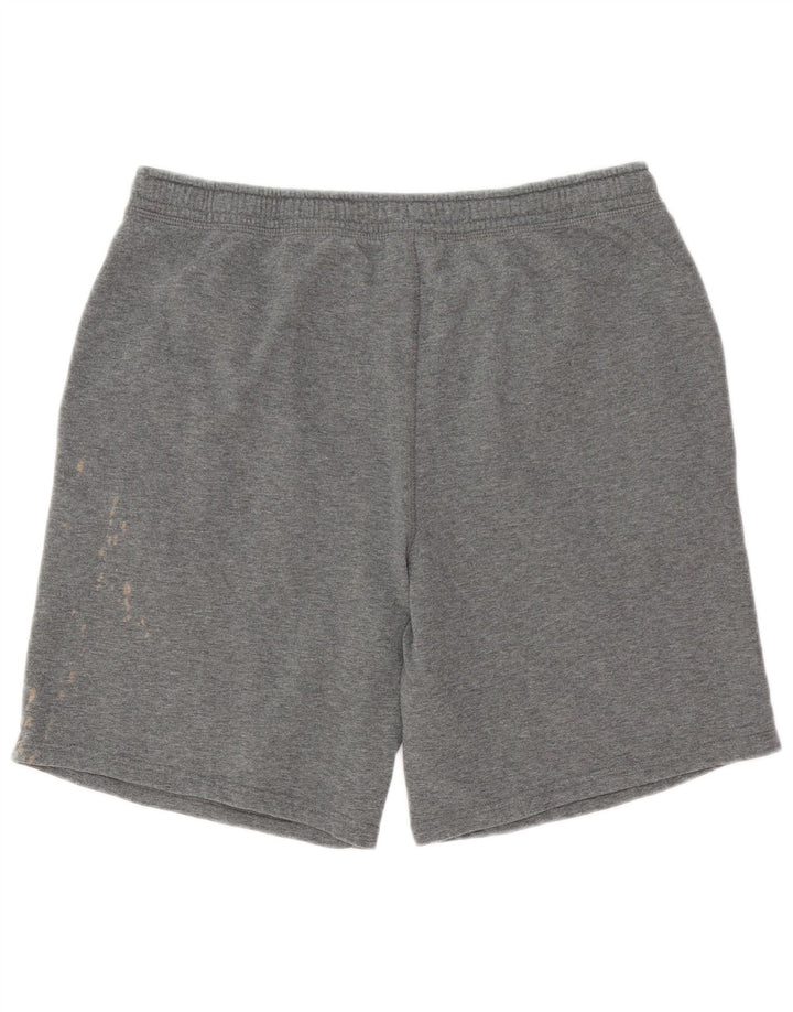 Eddie Bauer Herren-Sportshorts XL, grau gefleckte Baumwolle