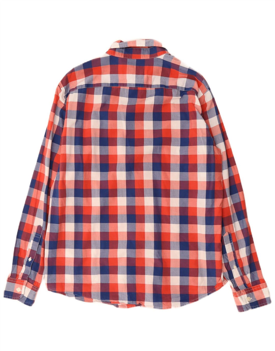 Abercrombie & Fitch Herrenhemd XL, mehrfarbig, Gingham-Baumwolle
