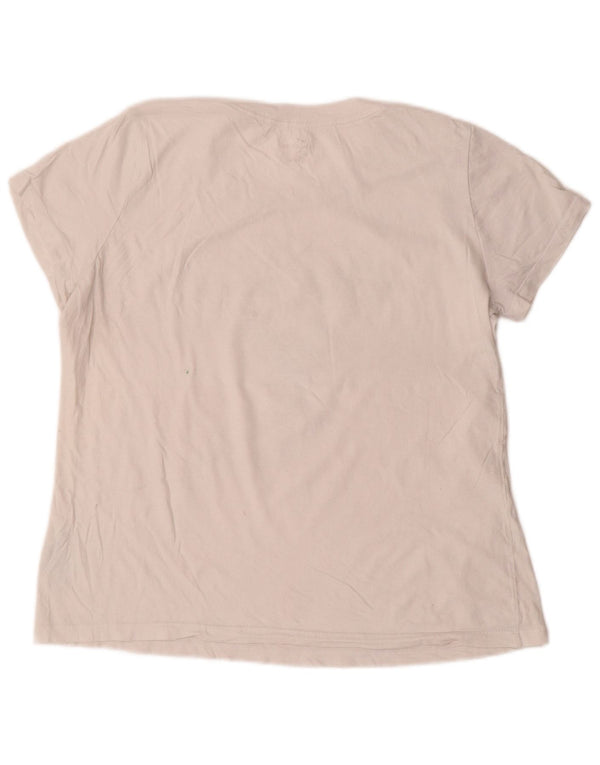 NIKE Damen Milwaukee Bucks Graphic T-Shirt Top UK 14 Mittelweiße Baumwolle