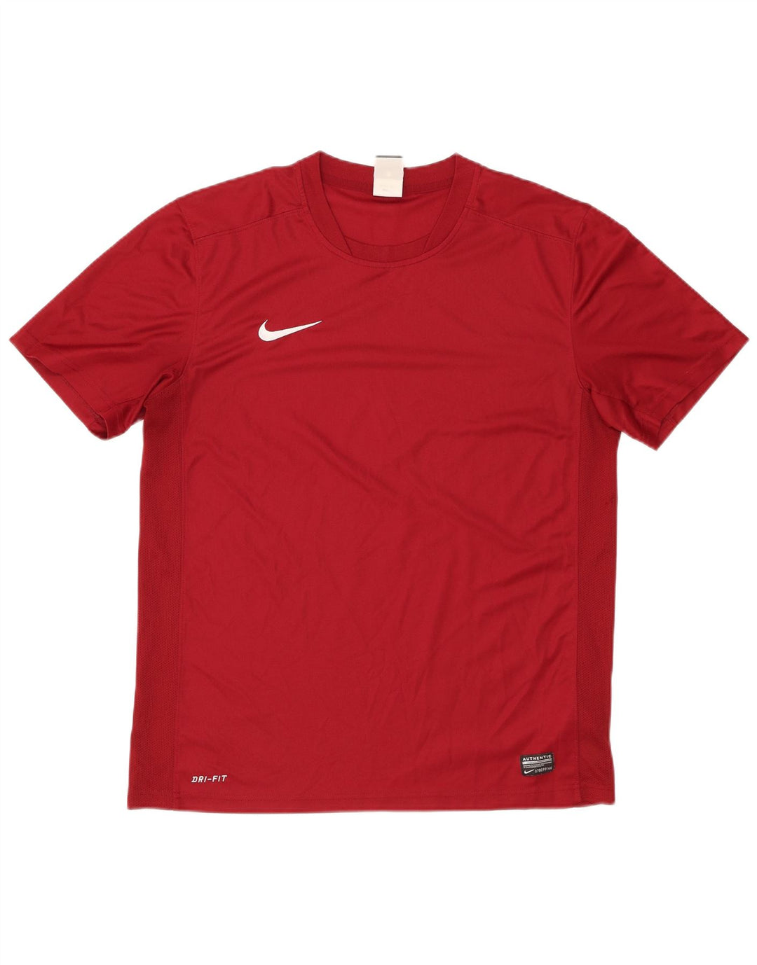 Nike Herren Dri Fit T-Shirt Top Large Maroon Polyester