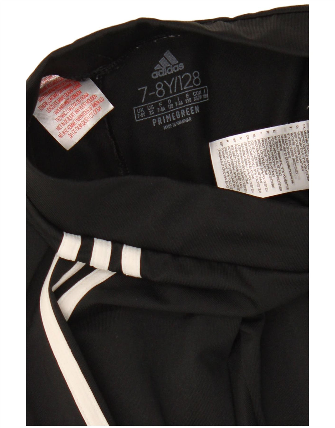 Adidas Mädchen Aeroready Leggings 7–8 Jahre, schwarzes Polyester