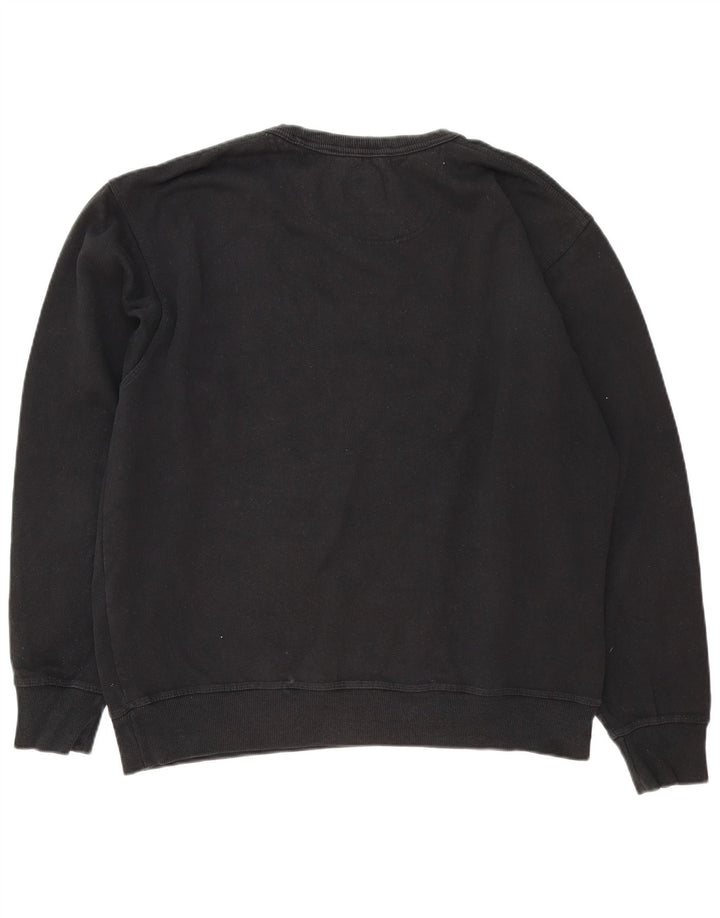 Champion Herren-Sweatshirt-Pullover, groß, schwarze Baumwolle