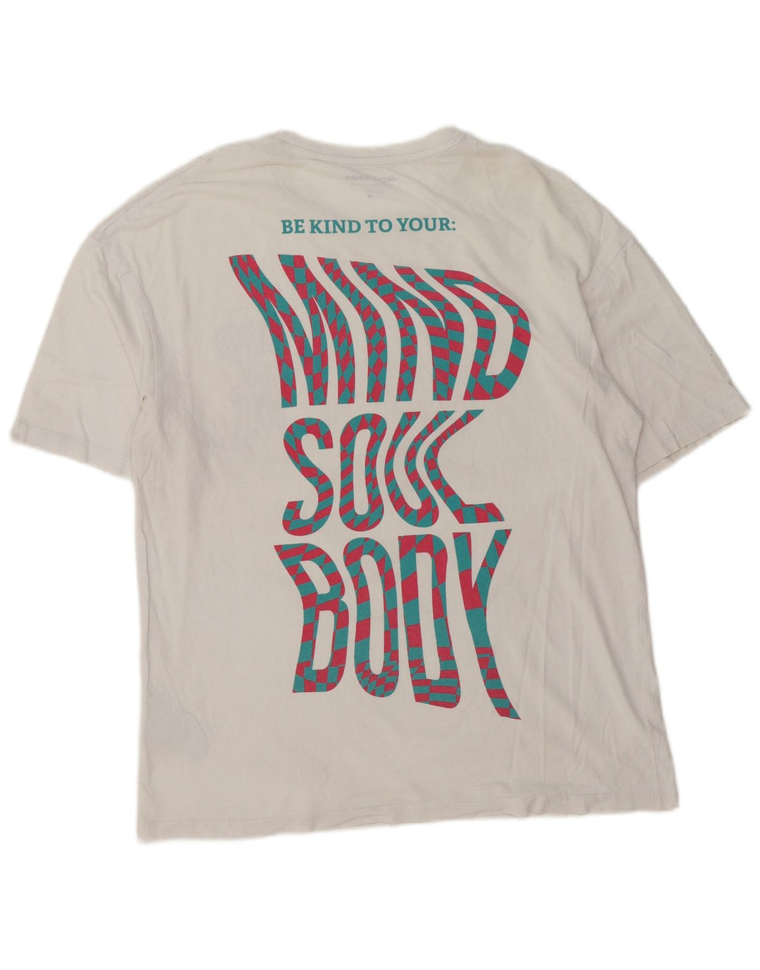 Jack & Jones Herren-T-Shirt mit Grafik, mittelweiße Baumwolle