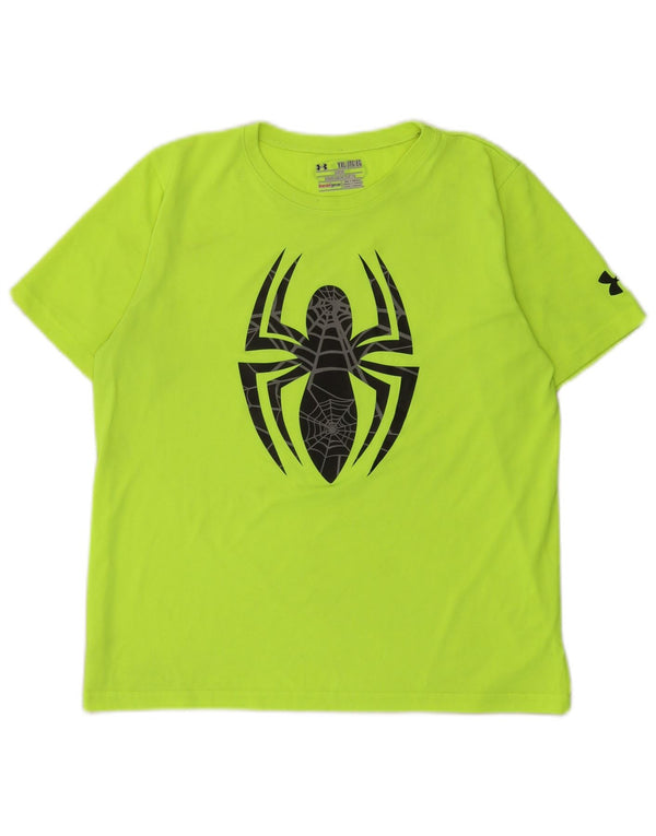 Under Armour Jungen Heat Gear Graphic T-Shirt Top 13–14 Jahre XL Grün