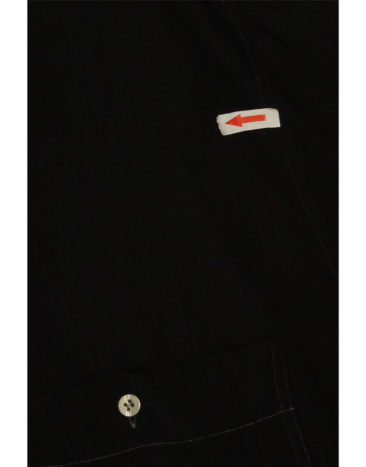 Cacharel Herren Tall Kurzarmhemd XL Schwarz