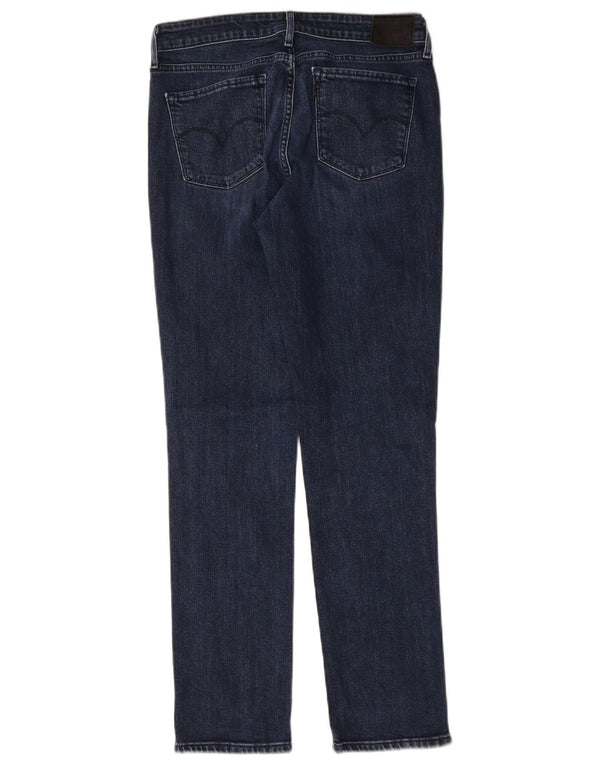 Levi's Damen 712 Slim Jeans W30 L30 Marineblau Baumwolle