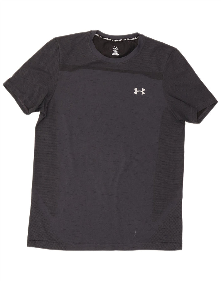 Under Armour Herren-T-Shirt mit tailliertem Schnitt, groß, grau gefleckt
