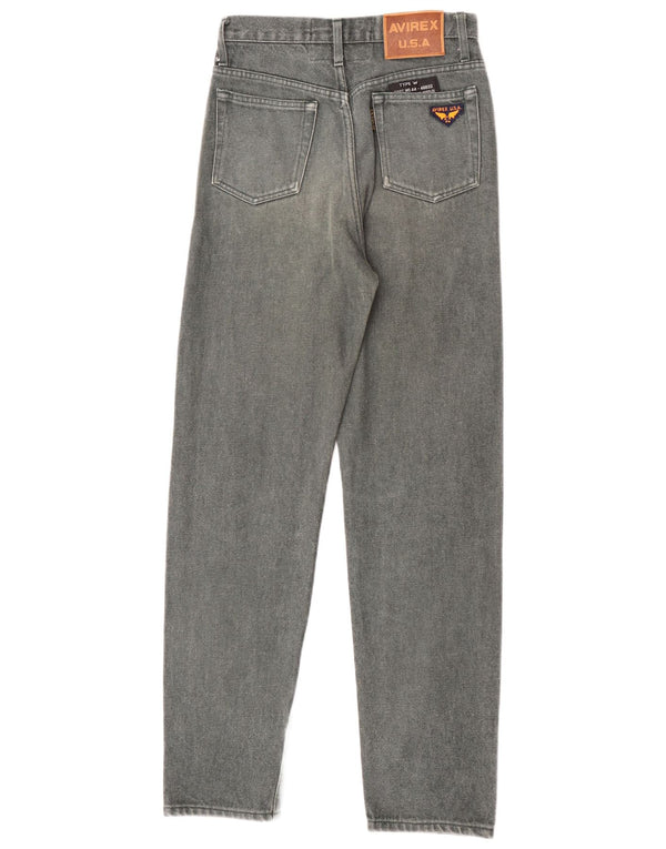 Avirex Tapered-Jeans für Mädchen, 13–14 Jahre, W26, L32, grüne Baumwolle