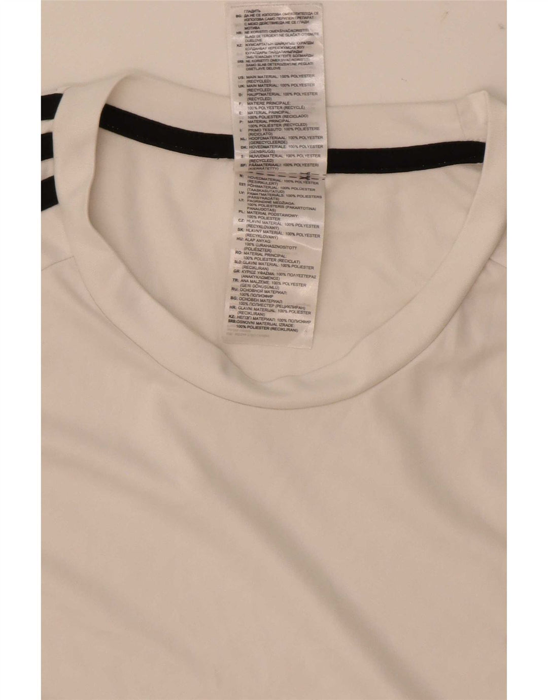 Adidas Herren Aeroready T-Shirt Top Large Weiß Polyester